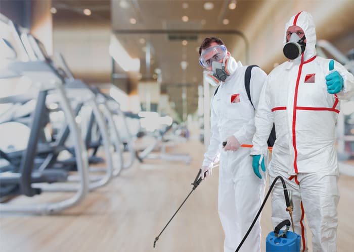 Проведение очистки и дезинфекции систем вентиляции в фитнес-клубе в Протвино